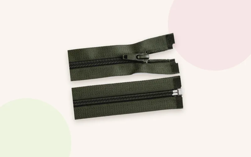 Zips 45 cm open end