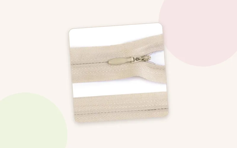 Zips 22 cm invisible closed end