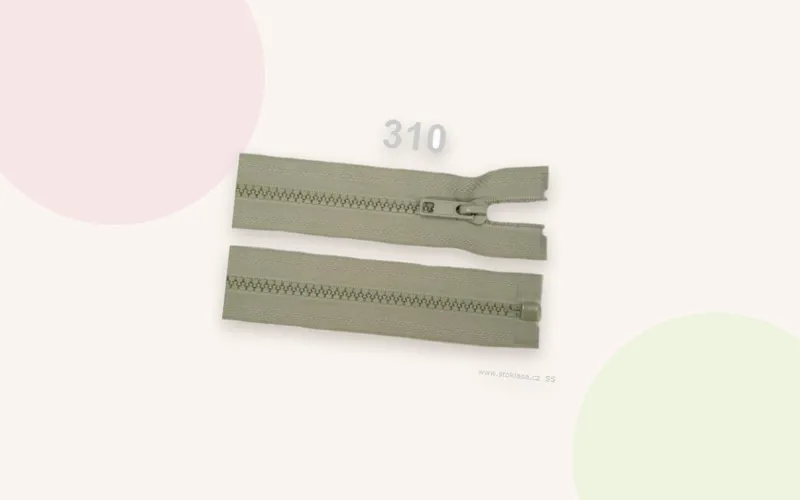 Zips 75 cm open end