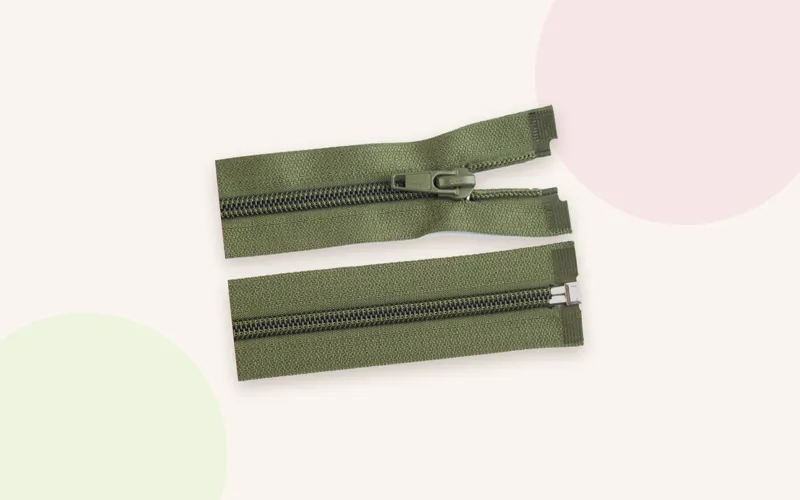 Zips 55 cm open end