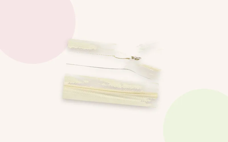 Zips 25 cm invisible closed end