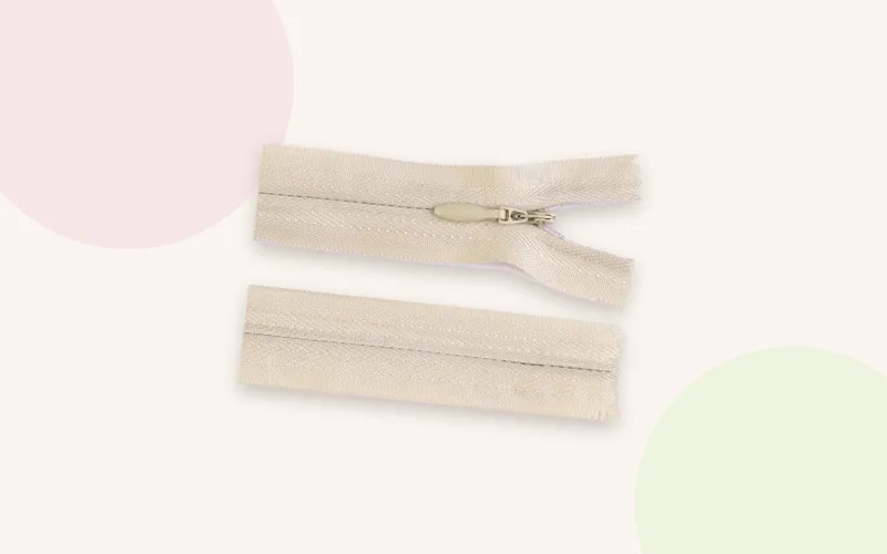 Zips 50 cm invisible closed end