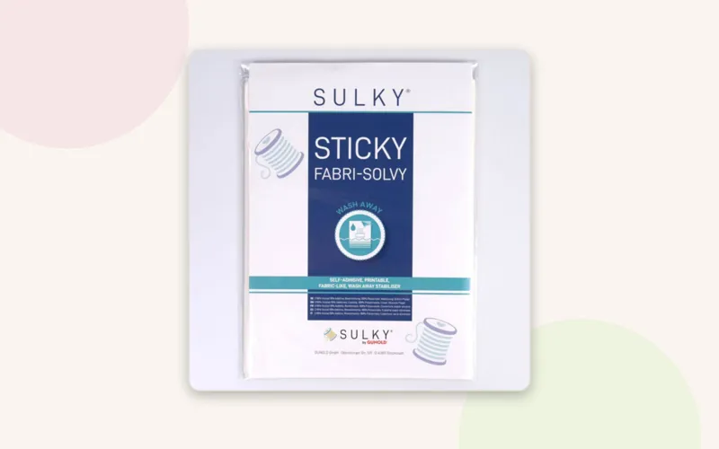 Sulky Sticky Fabri-Solvy – Bedruckbares Klebevlies