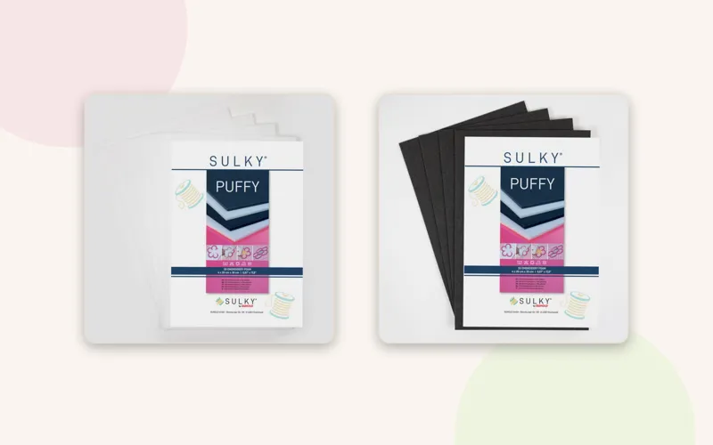 Sulky Puffy – Volumenvlies für 3D-Stickerei