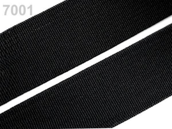 Yyangz Transparentes elastisches Band, 2,5 cm x 21 m, schwarz,  transparentes Netzgewebe, hohe Elastizität, elastische Spule zum Nähen