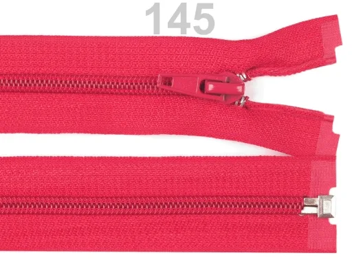 Reißverschluss teilbar 45 cm in Pink, Spirale 5 mm