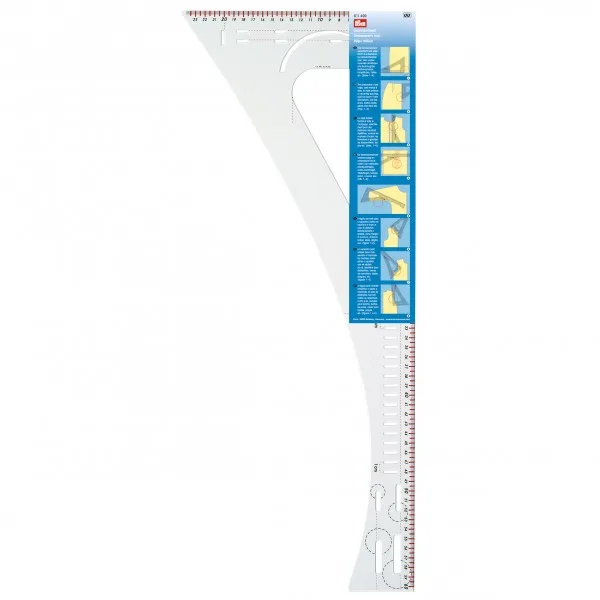 Prym Schneiderlineal in Transparent, Lineal von Prym