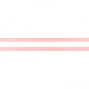 Streifenband in Rosa, Meterware im Ausschnitt