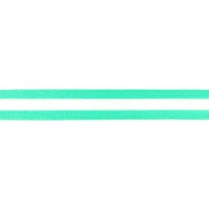 Streifenband in Mint, Meterware im Ausschnitt