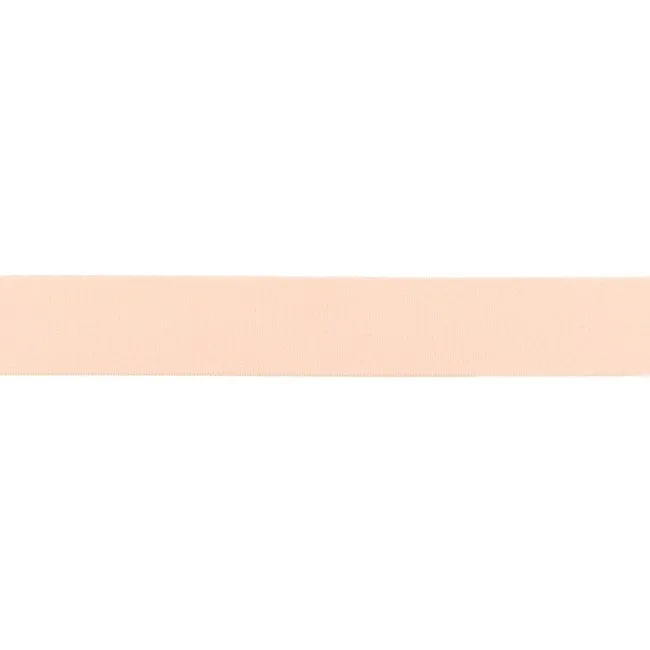 Gummiband in Apricot, Meterware im Ausschnitt