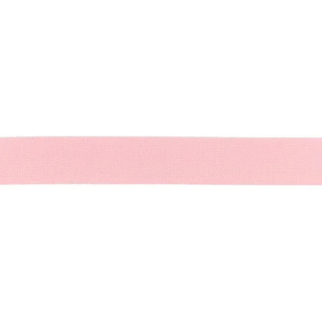 Gummiband in Rosa, Meterware im Ausschnitt