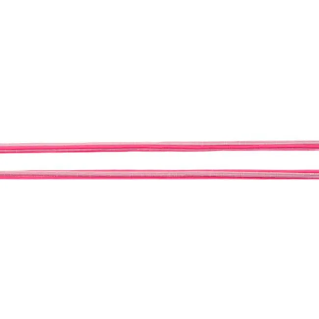 Gummiband Multicolor Twisted in Rosa, Meterware im Ausschnitt