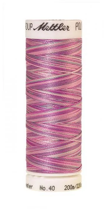 Spule Poly Sheen Multi Plum Pourri, bunt mit Pink, Flieder, Rosa und Creme