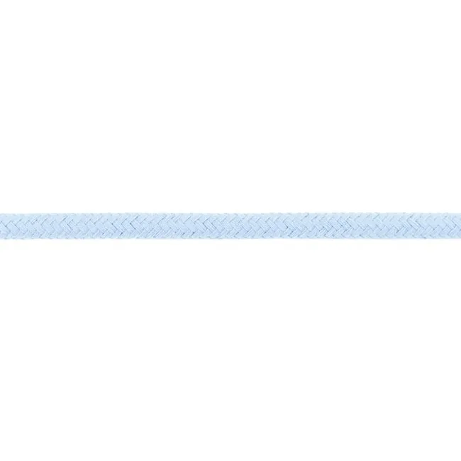 Kordelschnur in Hellblau, Meterware im Ausschnitt
