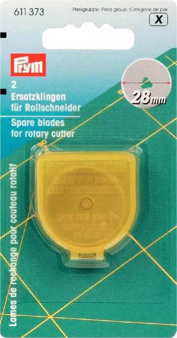 Prymersatzklingen für Rollschneider in Silber
