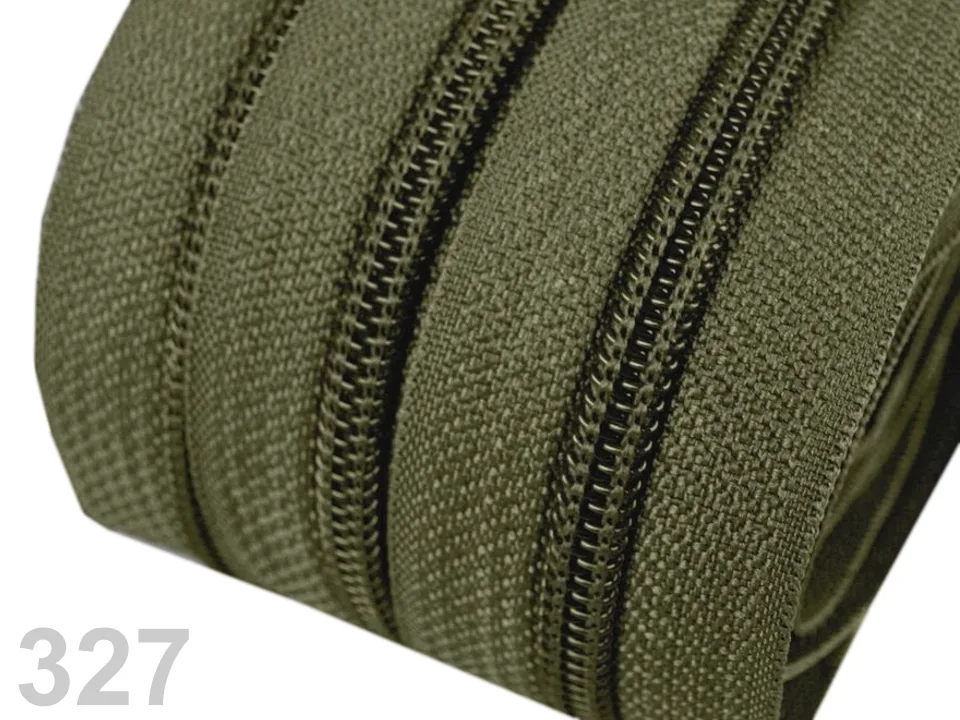 Reißverschluss als Meterware, spiralförmig, mit 5 mm Spiralbreite