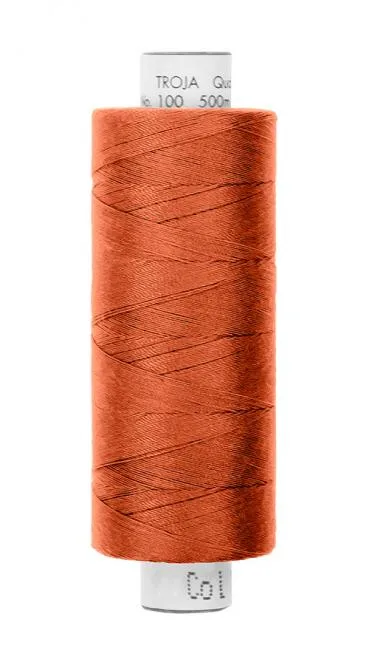 Spule Amann Troja Nähgarn in Mandarine, Farbnummer 1401
