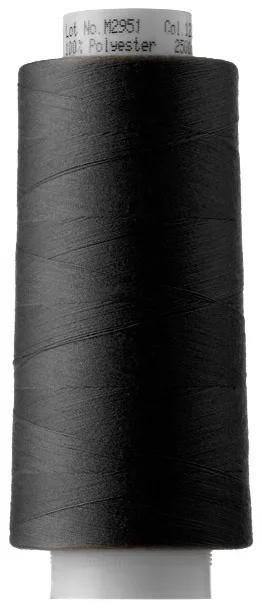 Spule Trojalock Overlockgarn in Schwarz, Farbcode 4000