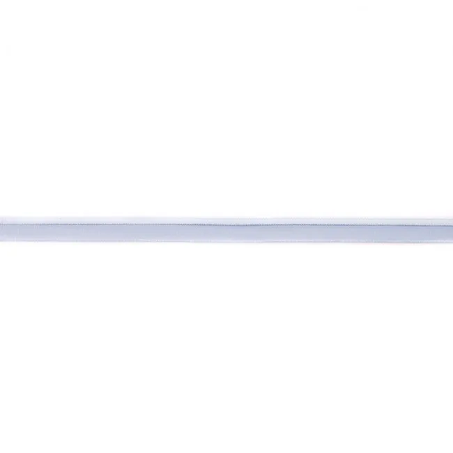elastisches Glanz-Paspelband Babyblau, Meterware im Ausschnitt