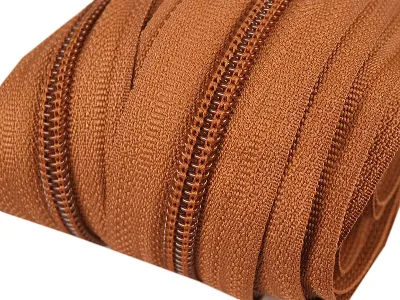 Reißverschluss als Meterware, spiralförmig, mit 5 mm Spiralbreite