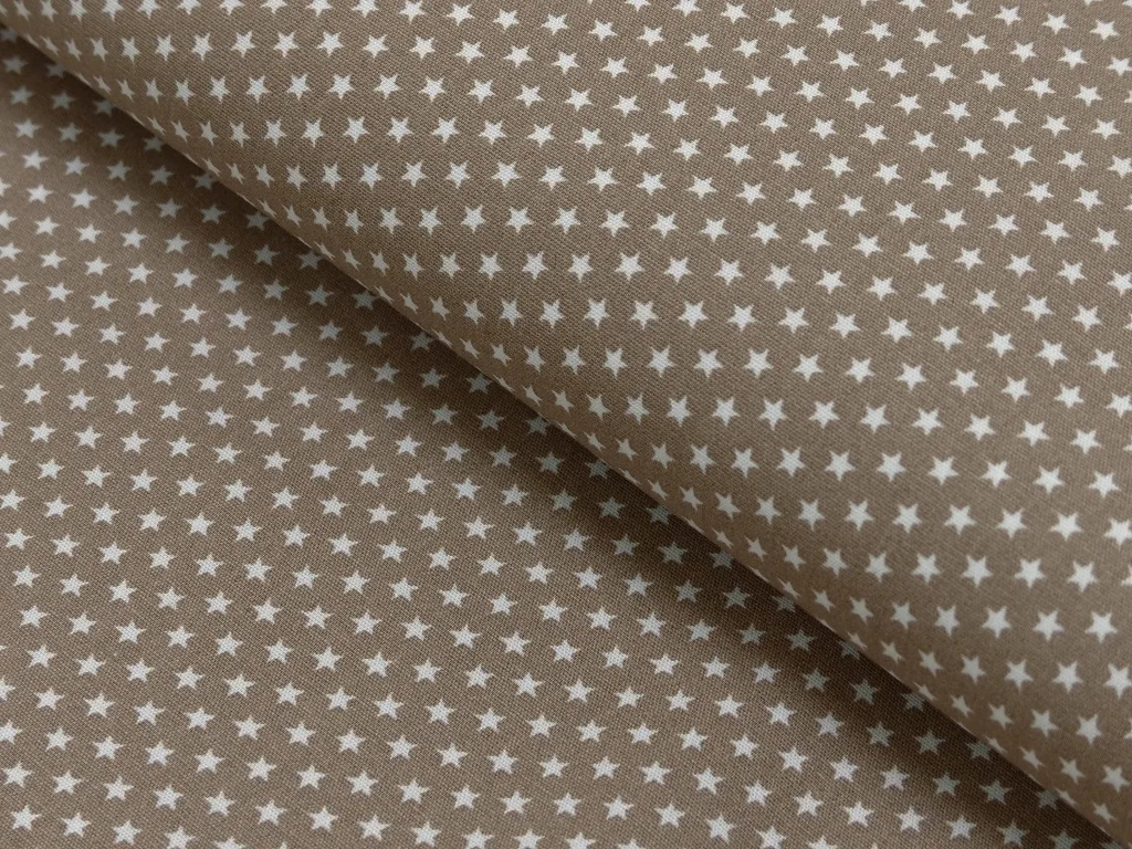 Baumwollwebware / Popeline in Camel, Meterware im Detail