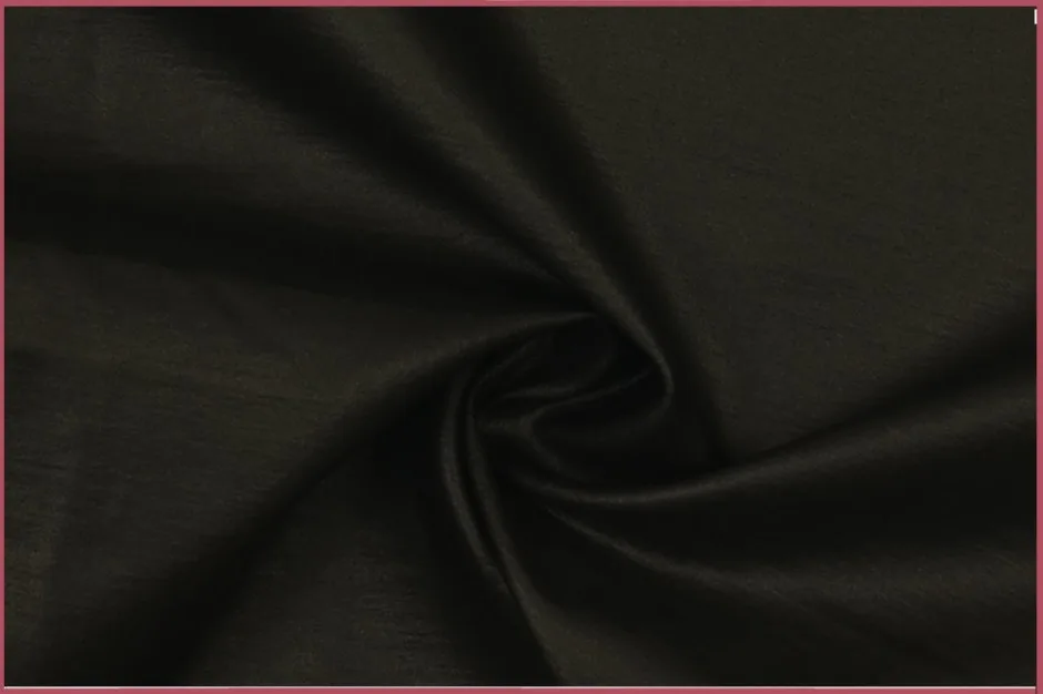 Polyester-Webware in Schwarz, Meterware im Detail