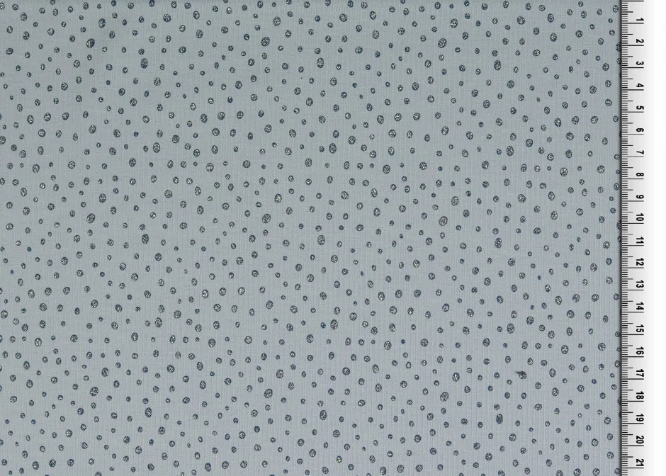 Baumwolljersey in Hellblau/Dunkelblau, Meterware im Detail