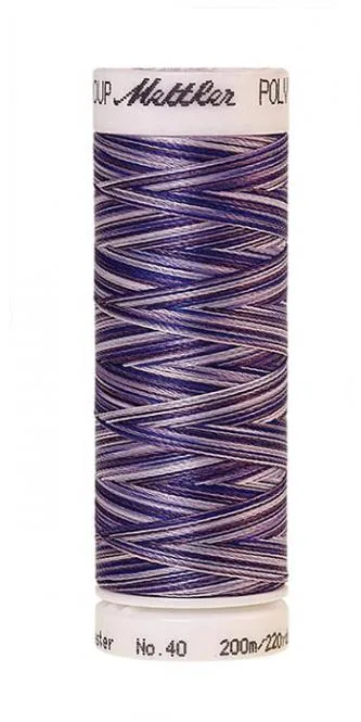 Spule Poly Sheen Multi Violet Hues, bunt mit Violett, Flieder und Creme