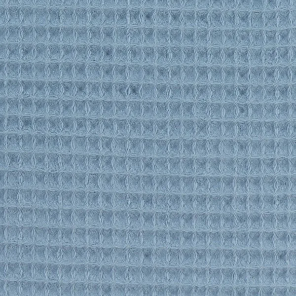 Piqué Waffelpiqué gewebt in Rauchblau, Meterware im Detail