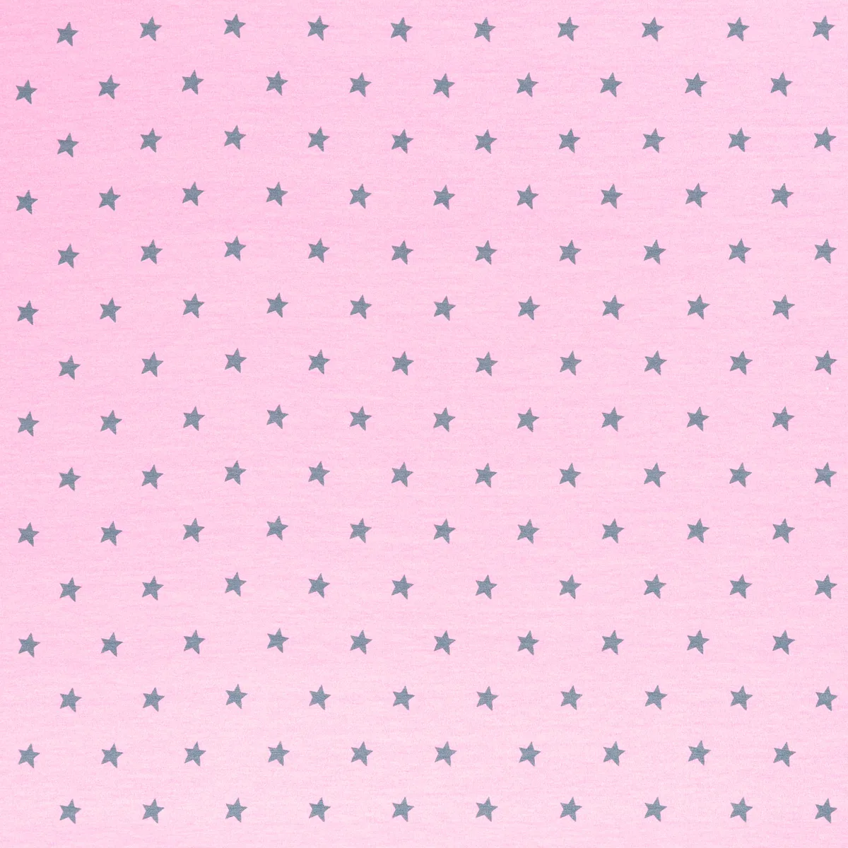 Baumwolljersey Sterne in Rosa/Grau, Meterware im Detail