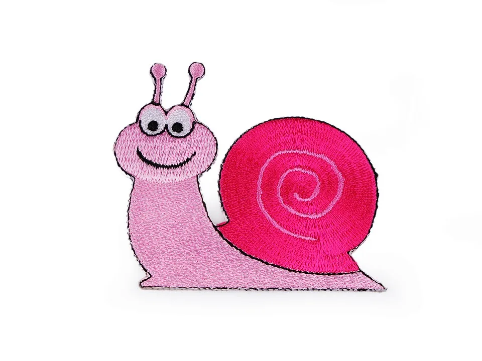Aufbügler Schnecke Rosa, Motiv in der Ansicht