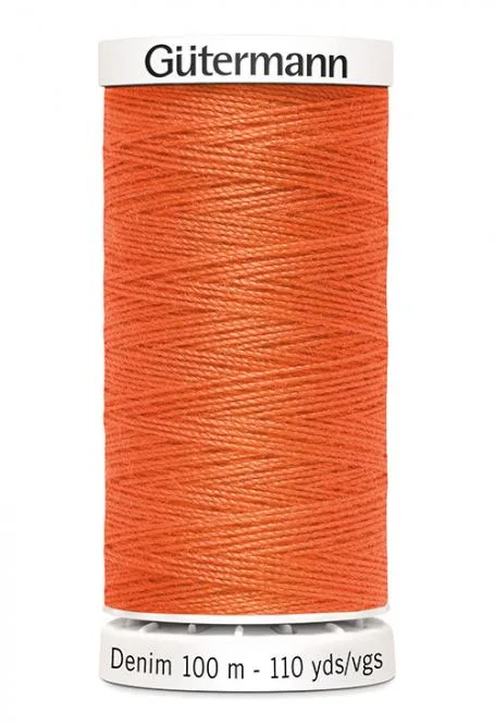 Gütermann Denim Orange Nr., Produktansicht