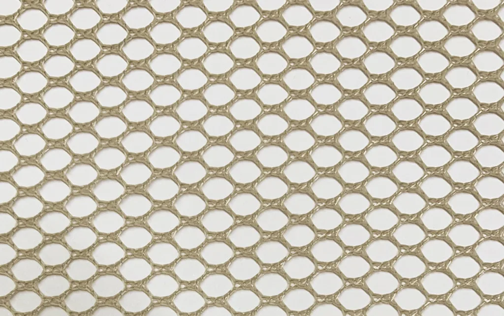 Netzstoff in Graubraun, Meterware im Detail