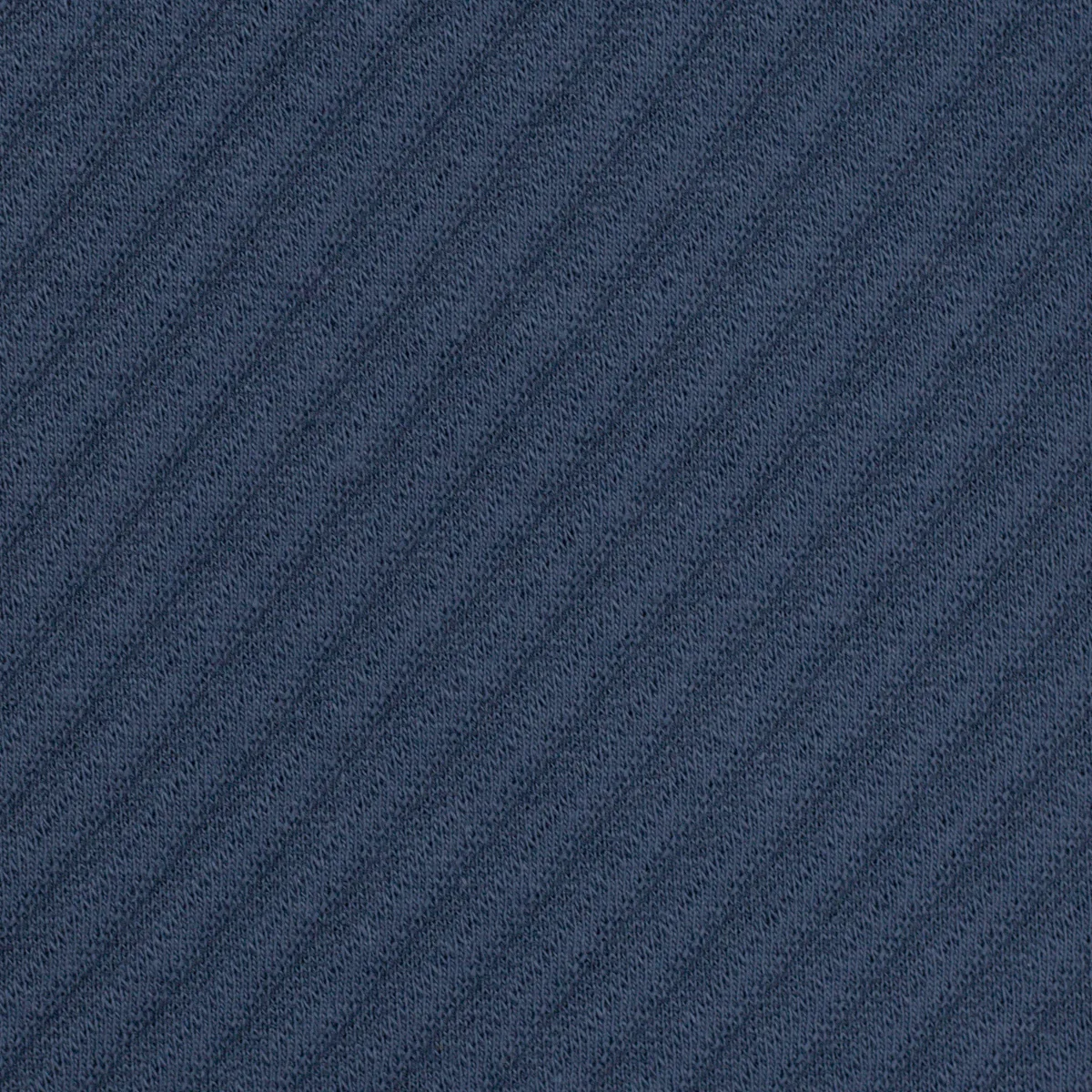 Jacquard-Jersey Ottoman in Jeansblau, Meterware im Detail