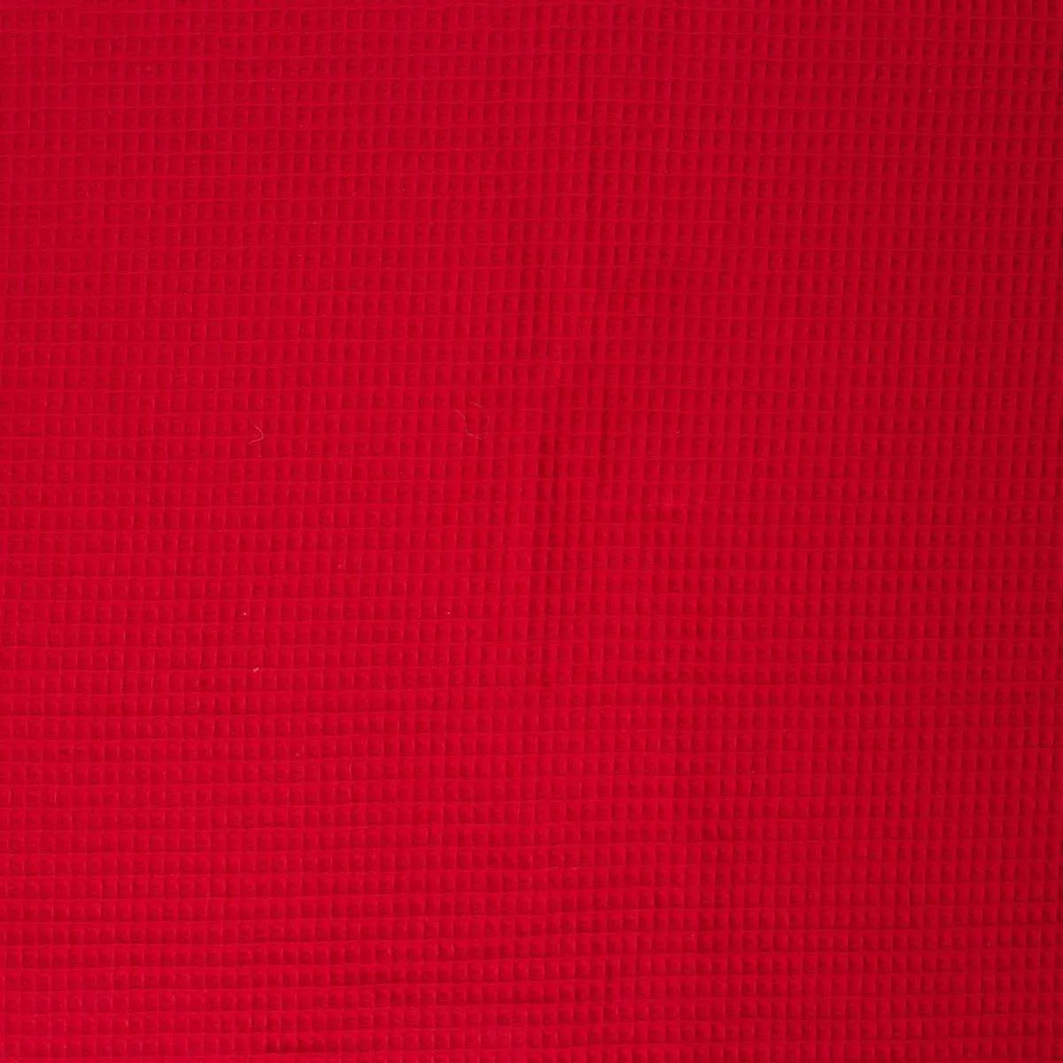 Piqué Waffelpiqué gewebt in Rot, Meterware im Detail