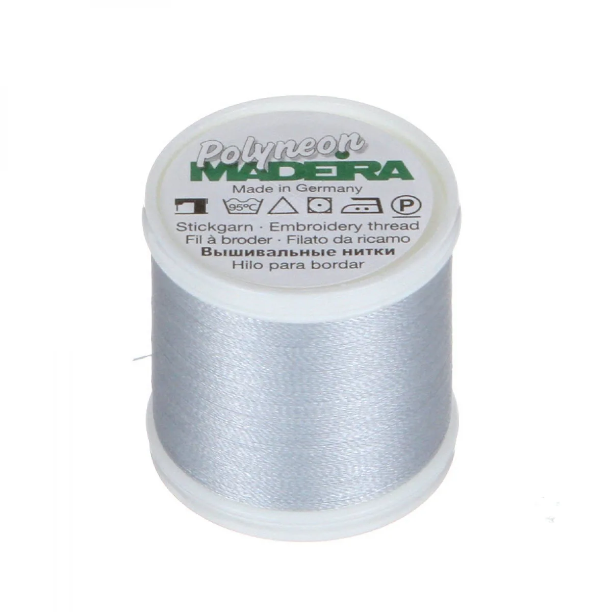 Spule Madeira Polyneon Stickgarn in Nickel, Farbcode 1687