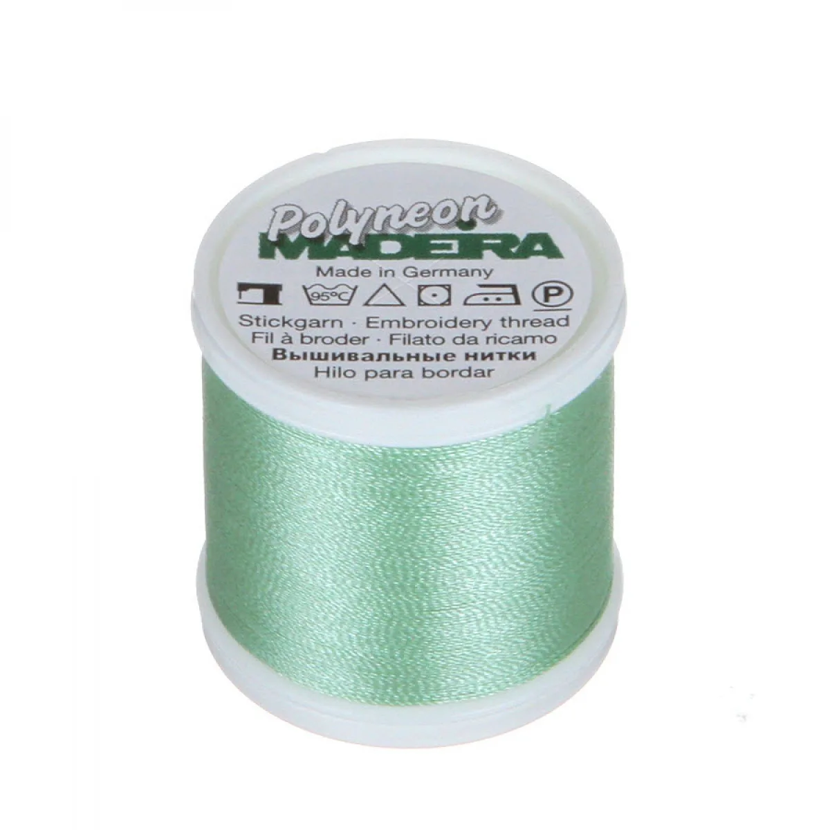 Spule Madeira Polyneon Stickgarn in Altmint, Farbcode 1900