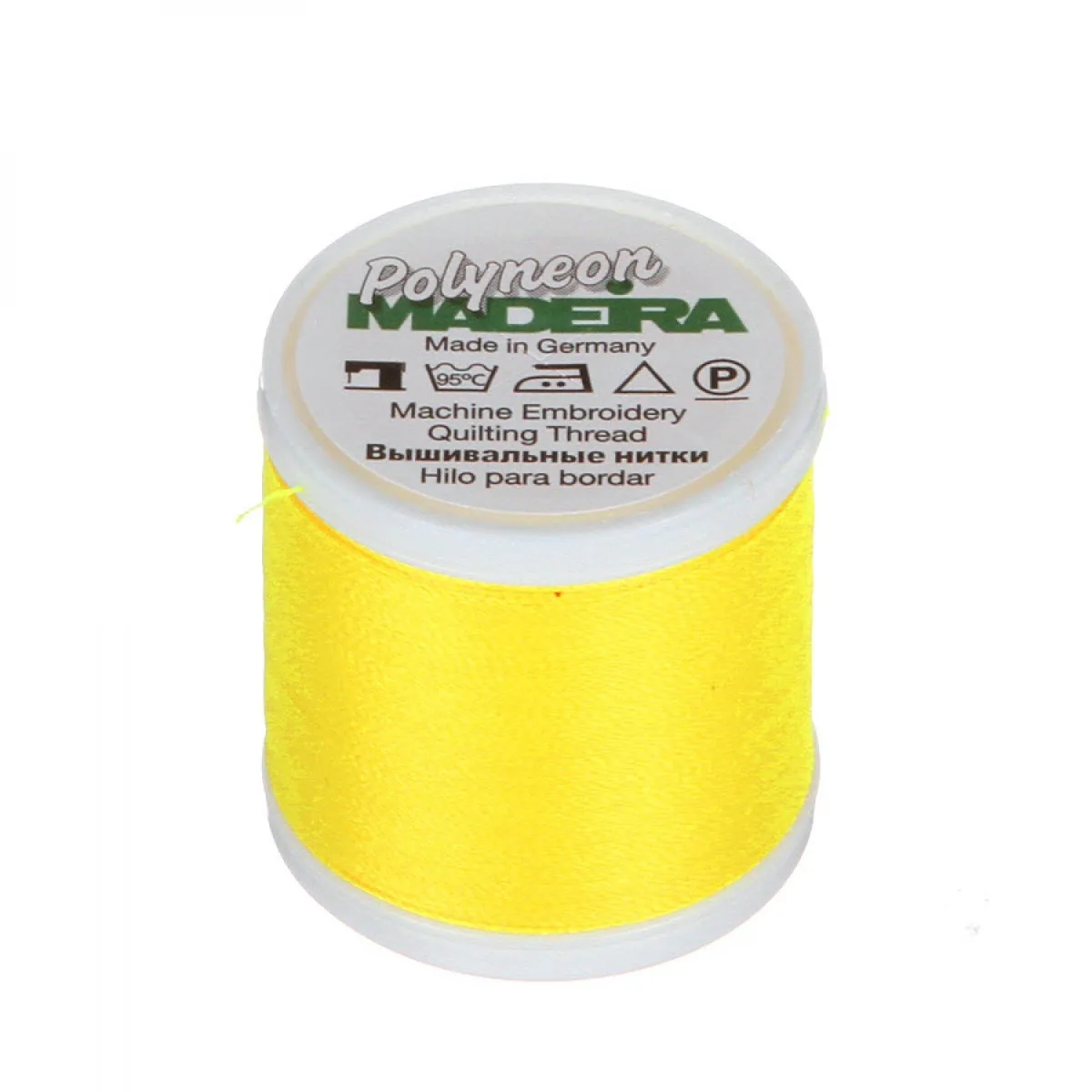Spule Madeira Polyneon Stickgarn in Neon Sun, Farbcode 1883