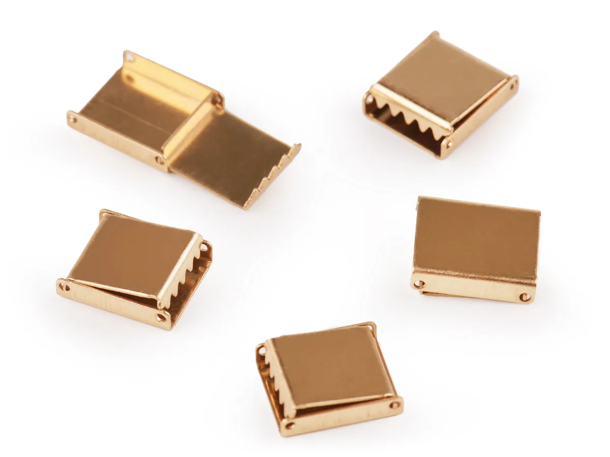 Endstücke für Kordeln oder in Rosegold, Nahaufnahme