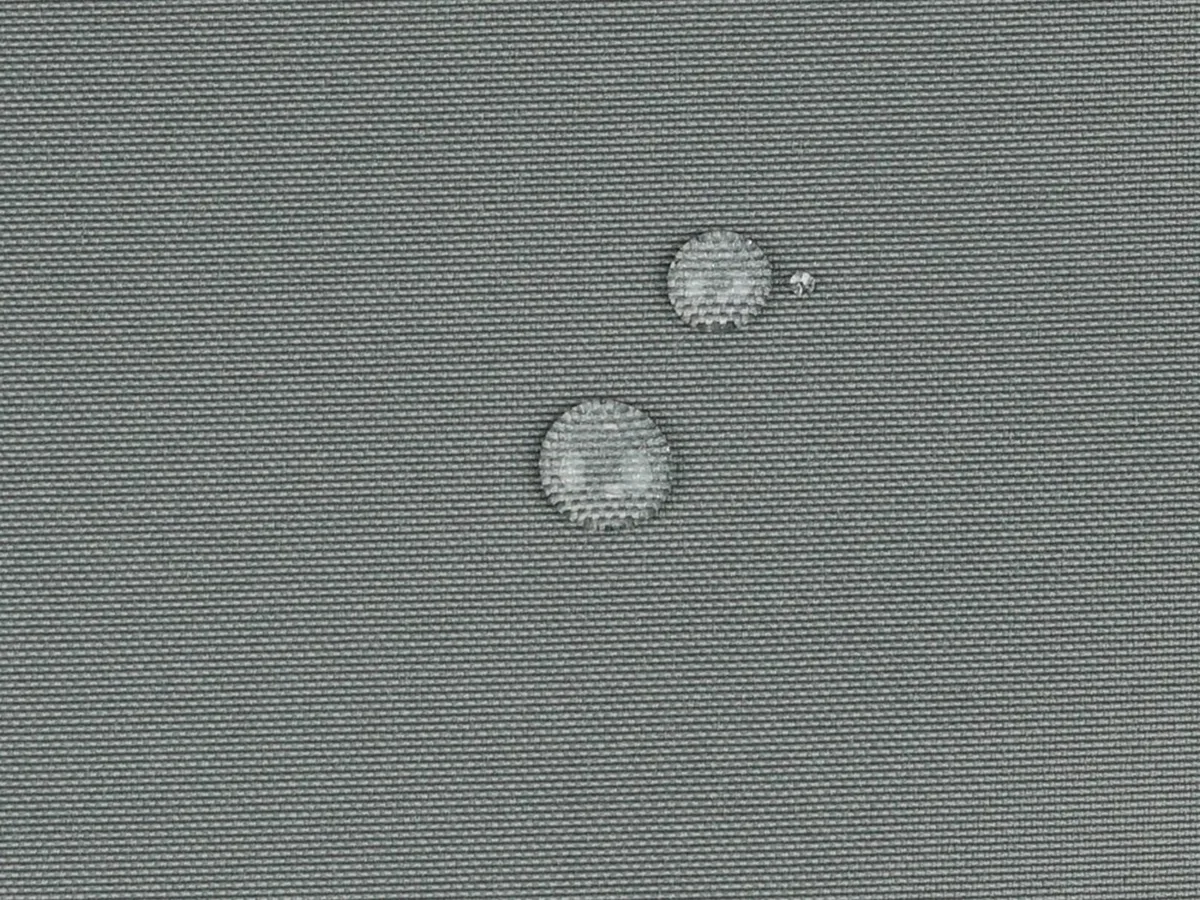 Outdoorstoff (wasserdicht) in Graubraun, Meterware im Detail