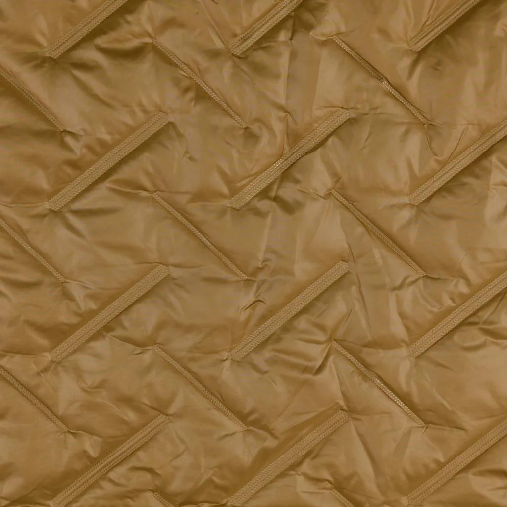 Steppstoff in Sand, Meterware im Detail
