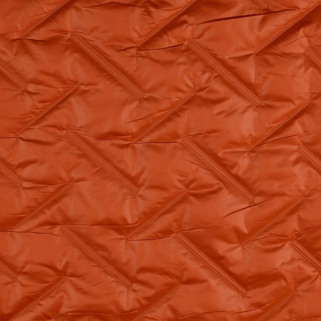 Steppstoff in Kupfer, Meterware im Detail