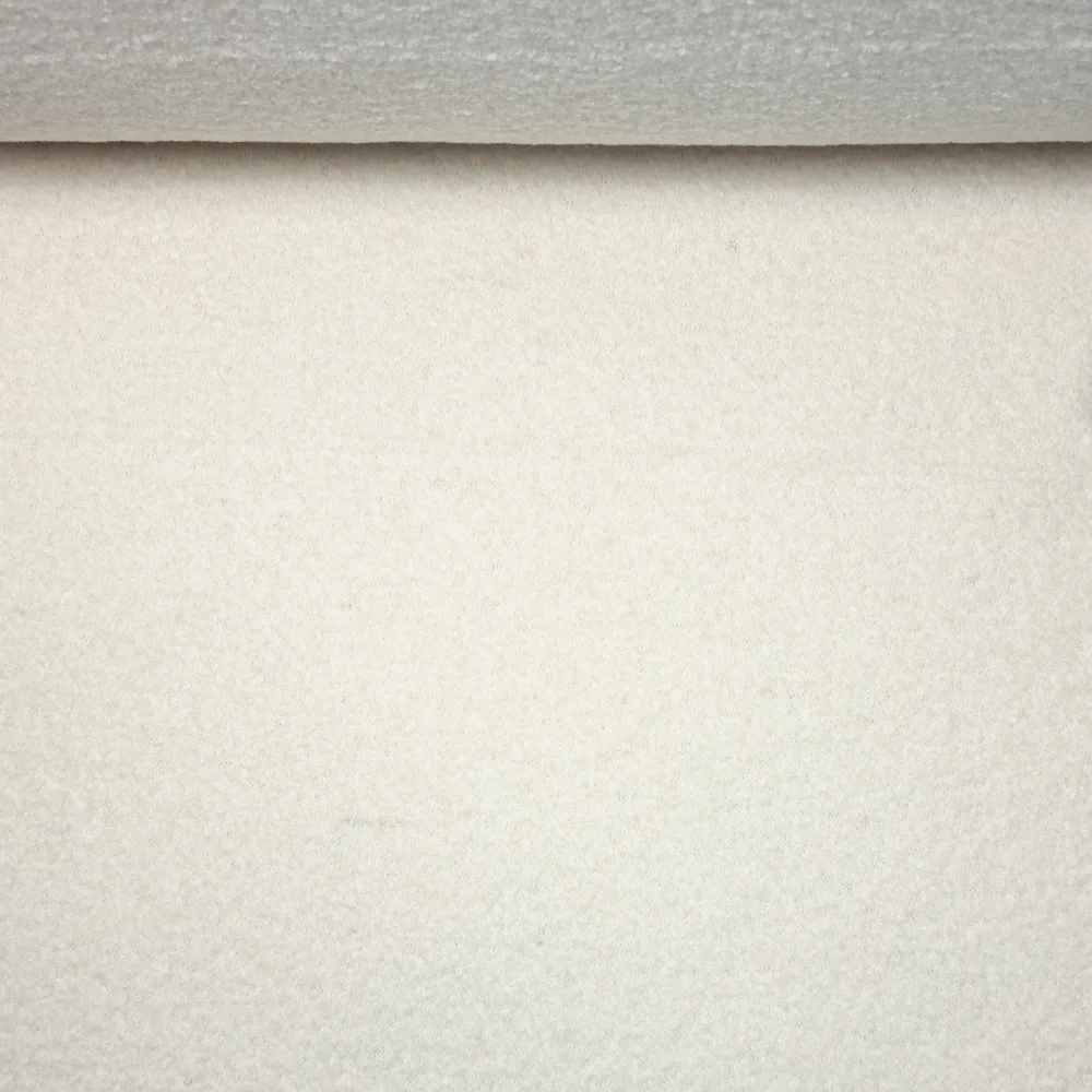 Wollwalk Walkloden in Creme, Meterware im Detail