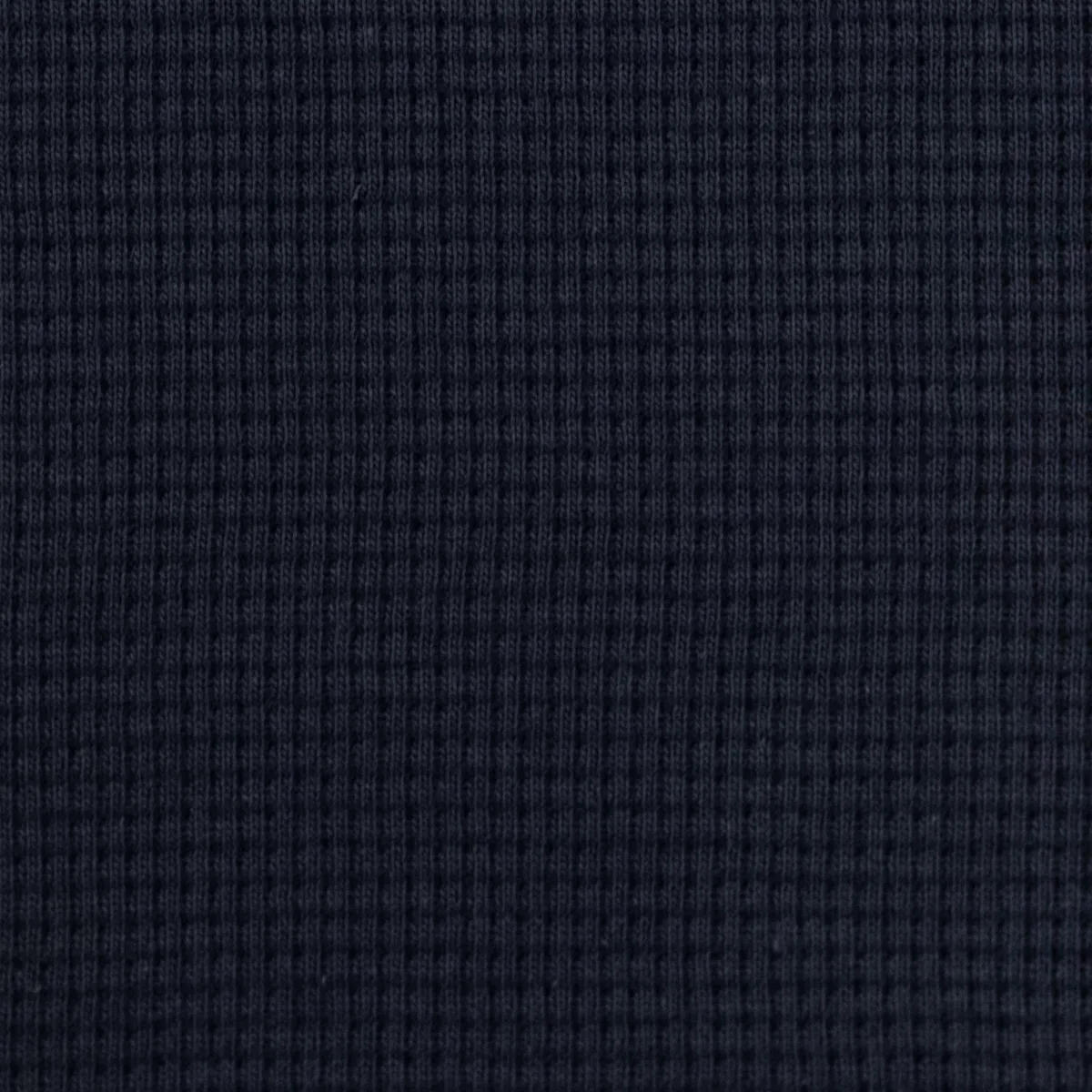 Rippjersey Waffeljersey in Dunkelblau, Meterware im Detail