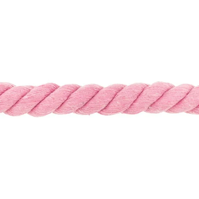 Dicke Kordel gedreht in Rosa, Meterware im Ausschnitt