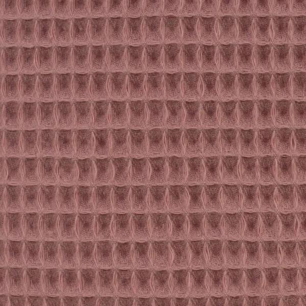 Piqué Waffelpiqué gewebt in Altrosa Dunkel, Meterware im Detail