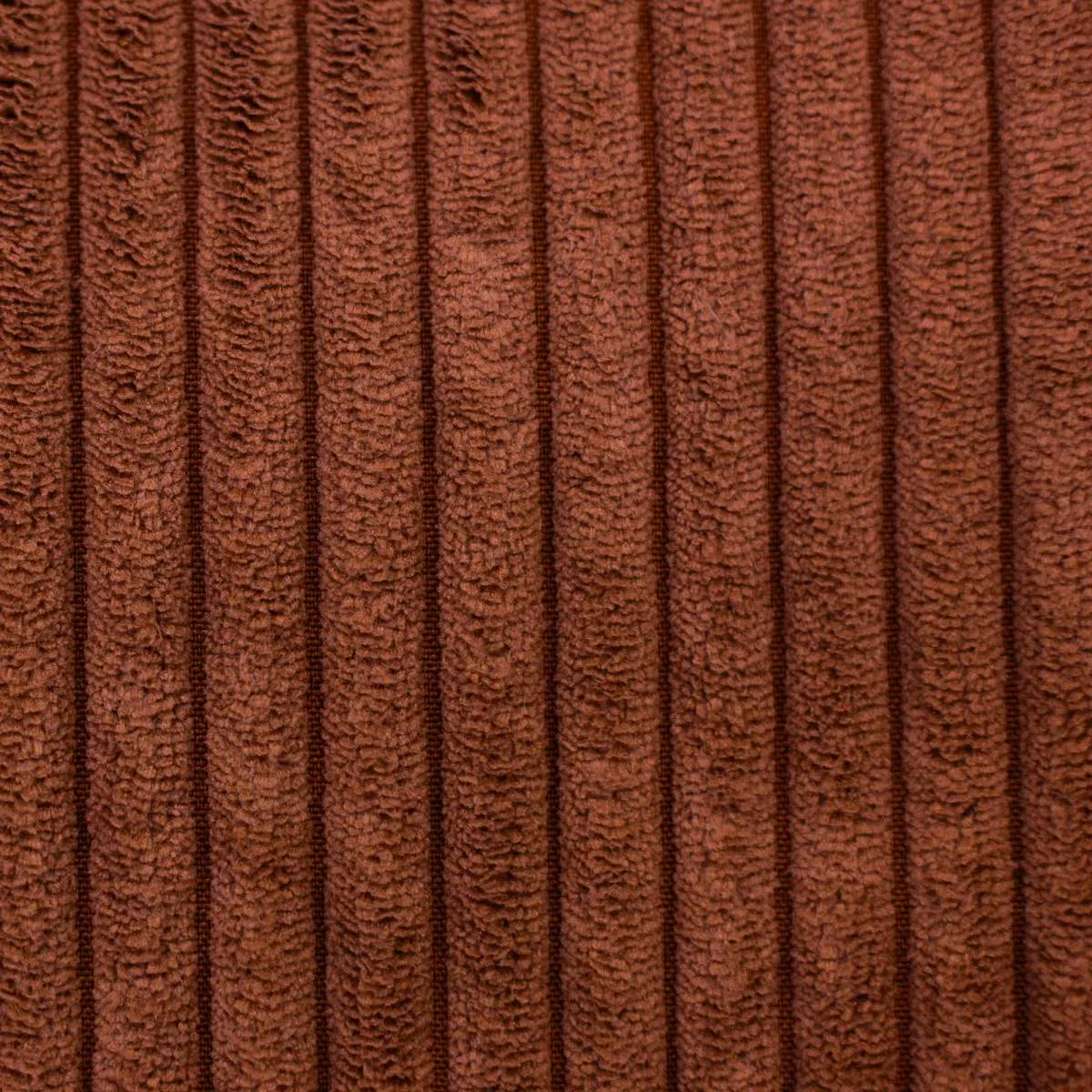 Cord in Terrakotta, Meterware im Detail