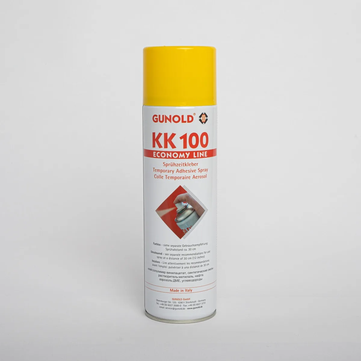 Dose Gunold KK 100 Economy Sprühkleber zur temporären Fixierung