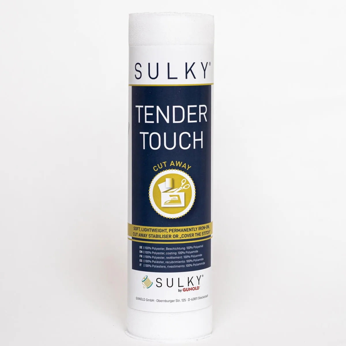 Sulky Tender Touch Abdeckvlies 25 cm × 5 m in Weiß
