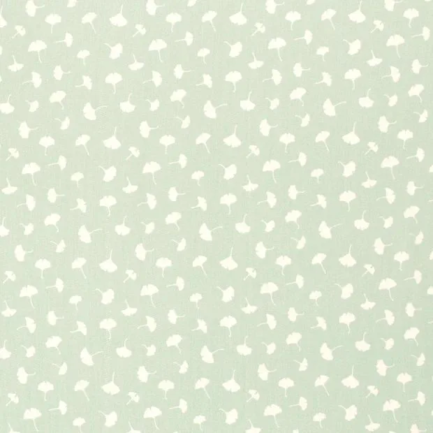 Baumwollwebware Popeline in Mint, Meterware im Detail